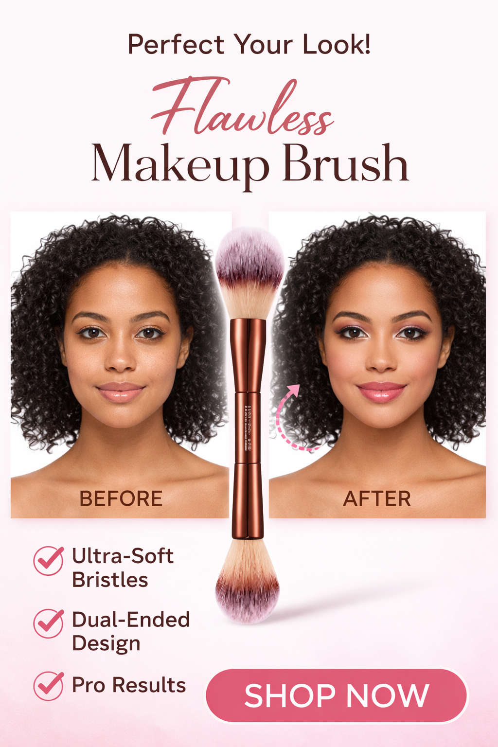 Flawless Dual-End Makeup Brush